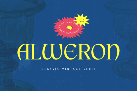 Alweron Font: Classic Retro Pop Serif for Small Business Branding