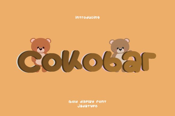 Cokobar: A Playful Display Font for Digital Branding