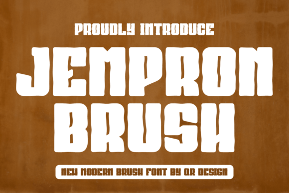 Crafting Bold Campaign Messages with the Jempron Brush Font