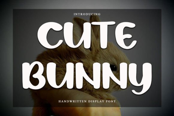 Cute Bunny Handwritten Display Font for Scroll-Stopping Visuals