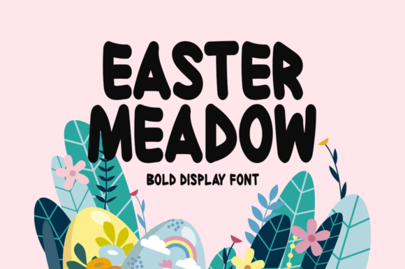 Easter Meadow Display Font for Bold Digital Branding