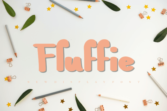 Fluffie Font: A Bold Modern Display Font for Real Branding