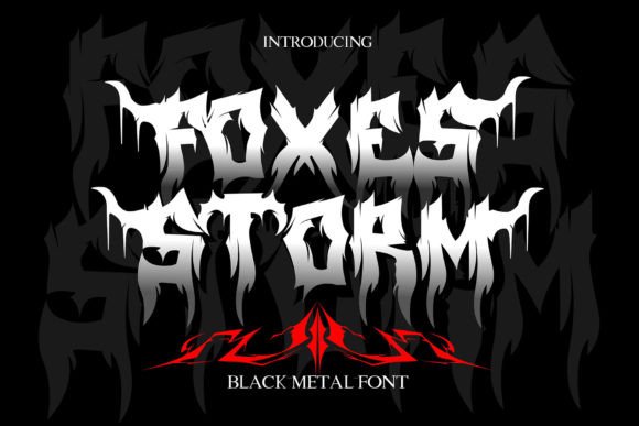 Foxes Storm Font for Bold, Memorable Branding