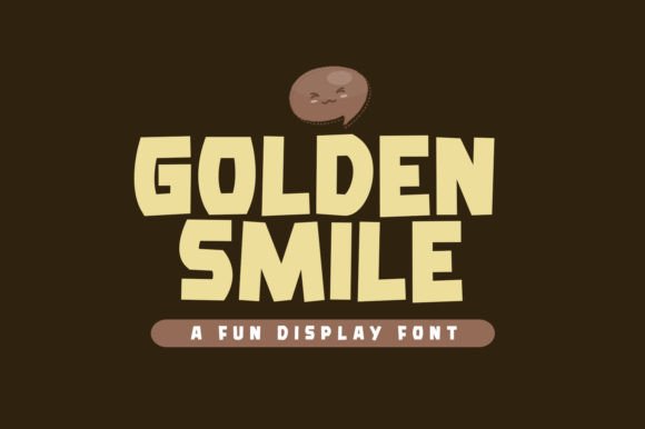 Golden Smile: A Playful Display Font for Joyful Editorial Design