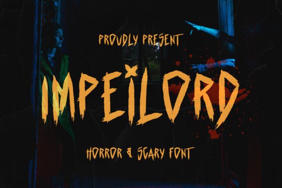 Impeilord Horror Font for Handmade & Printable Creators