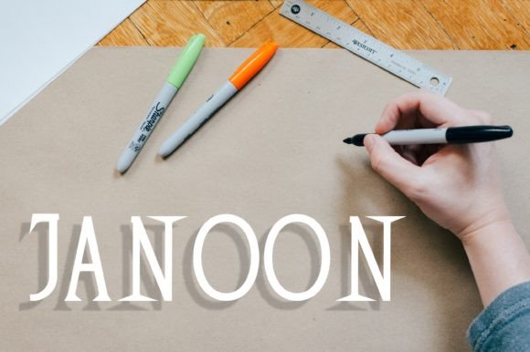 Janoon Display Font for Handmade Creators
