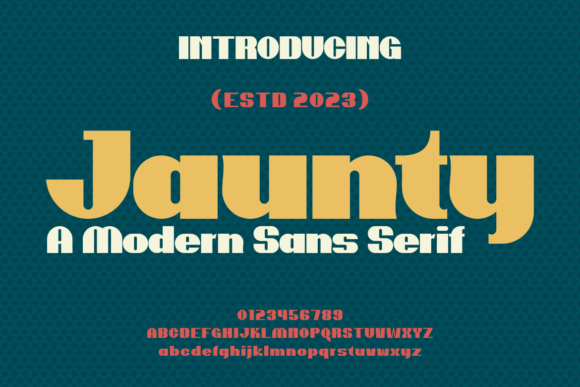 Jaunty: A Bold Display Font for Scroll-Stopping Brand Content
