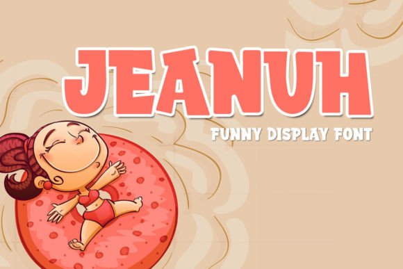 Jeanuh Font: A Sweet, Elegant Display Font for Small Business Branding