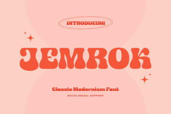 Jemrok: A Bold, Modernist Display Font for Sophisticated Design
