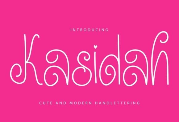 Kasidah: A Timeless Handwritten Display Font for Editorial Design