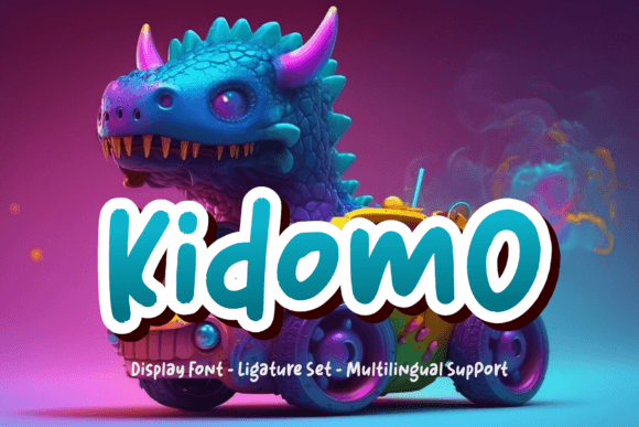 Kidomo Font for Playful Brand Identity Projects