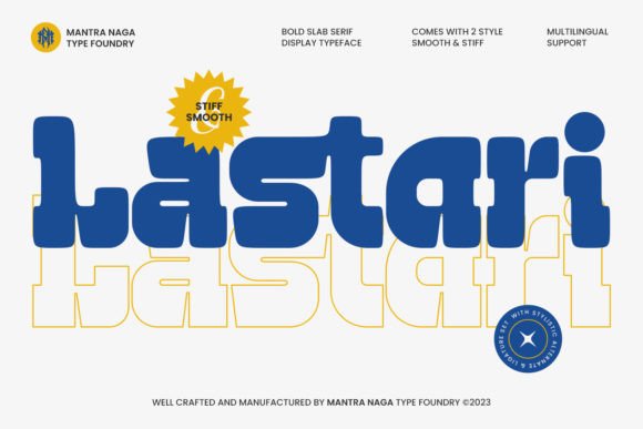 Lastari: A Bold Modern Display Font for Confident Campaigns