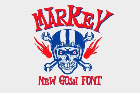 Markey: A Hand-Painted Display Font for Editorial Impact