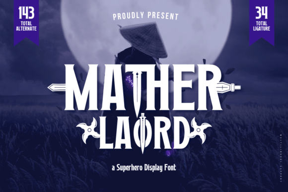 Mather Laord Display Font for Heroic Editorial Moments