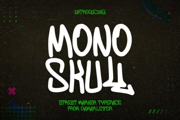Monoskull: A Chic Display Font for Small Business Branding