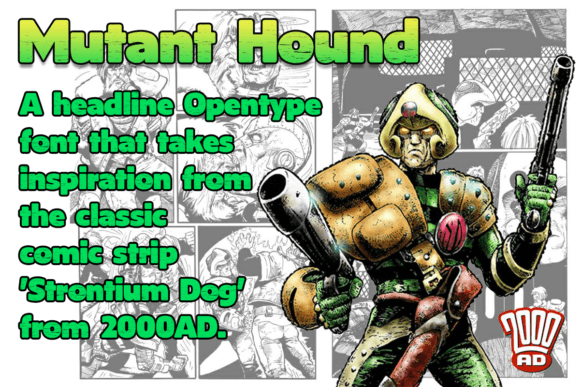 Mutant Hound Display Font for Bold Digital Branding