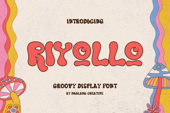 Riyollo Display Font for Playful Digital Branding