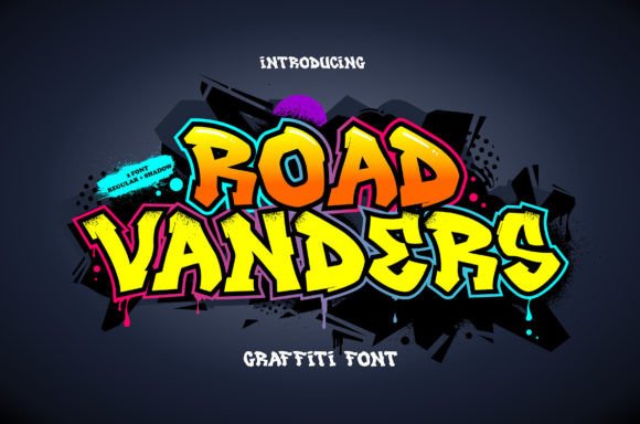 Road Vanders: A Bold Urban Graffiti Font for Standout Branding