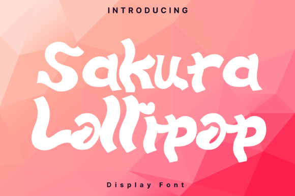 Sakura Lollipop Font for Whimsical Handmade Designs