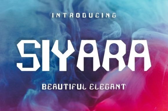Siyara Display Font for Creative Branding Projects