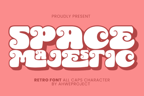 Space Majestic Display Font for Handmade Branding