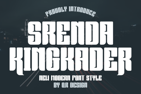 Srenda Kingkader: Bold Display Font for Impactful Web Design