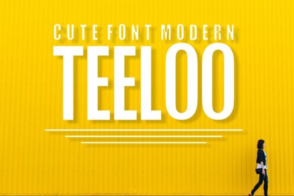 Teeloo Display Font for Elegant Digital Branding