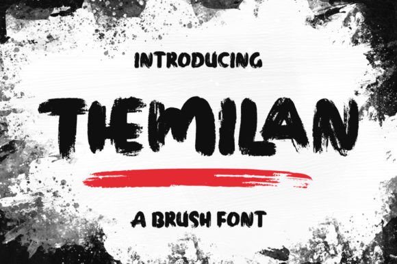 Themilan Display Font for Small Business Branding