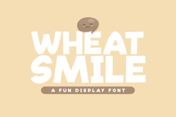 Wheat Smile Font: A Playful Display Font for Branding That Feels Like a Smile