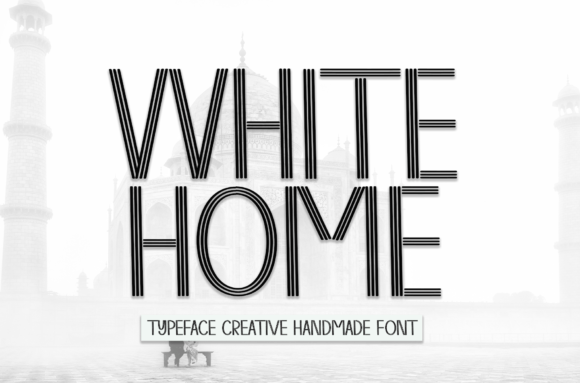 White Home Font for Friendly, Fresh Branding