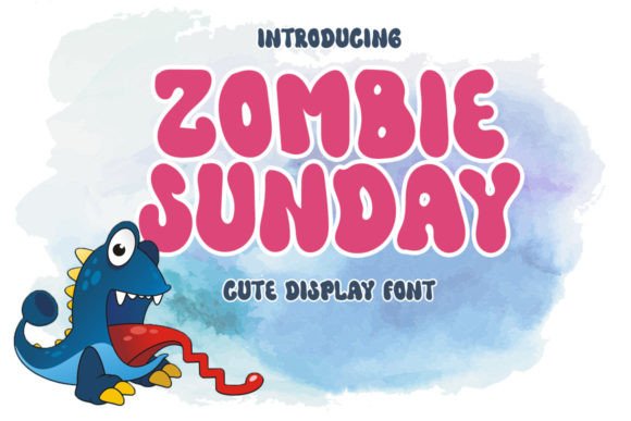 Zombie Sunday: A Beautiful and Sweet Display Font for Digital Design